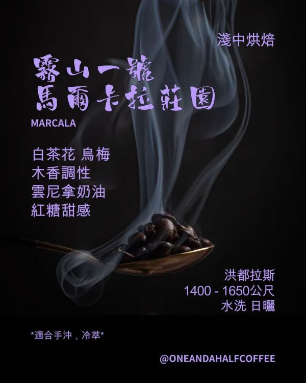 Marcala 霧山一號馬爾卡拉莊園 1 lb 磅